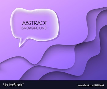 Abstract background papercut with colorful vector image