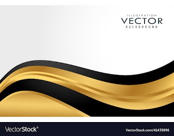 abstract background premium gold design with wavy