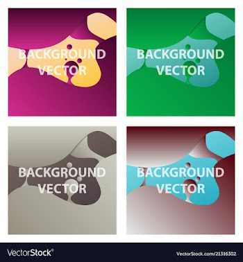 Abstract background set art template design for vector image
