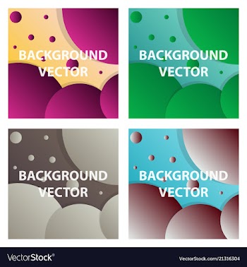 Abstract background set art template design for vector image