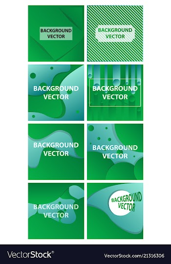 Abstract background set art template design for vector image