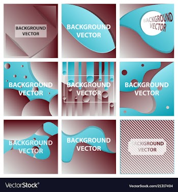 Abstract background set art template design for vector image