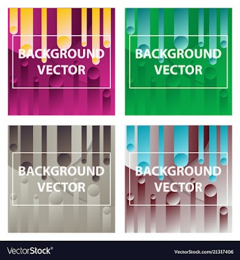 Abstract background set art template design for vector image