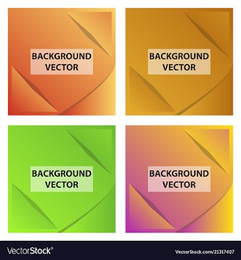 Abstract background set art template design for vector image