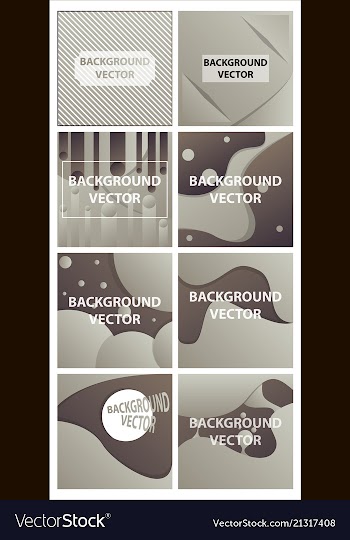 Abstract background set art template design for vector image