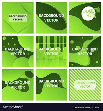 Abstract background set art template design for vector image