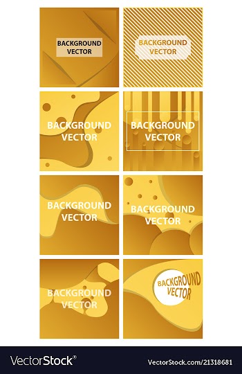 Abstract background set art template design for vector image