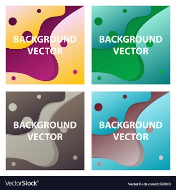 Abstract background set art template design for vector image