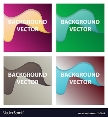 Abstract background set art template design for vector image