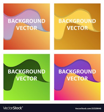 Abstract background set art template design for vector image