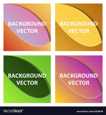 Abstract background set art template design for vector image