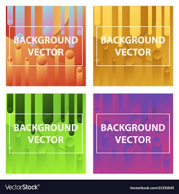 Abstract background set art template design for vector image