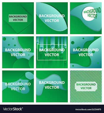 Abstract background set art template design for vector image