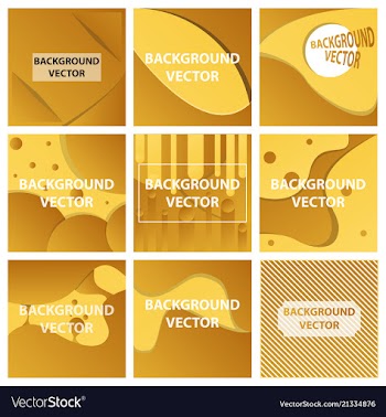 Abstract background set art template design for vector image