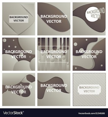 Abstract background set art template design for vector image