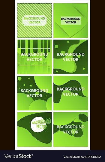 Abstract background set art template design for vector image