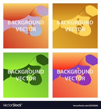 Abstract background set art template design for vector image