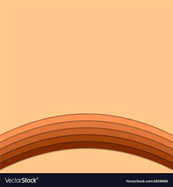 Abstract background template from curved stripes vector image
