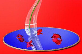 Abstract background, trippy red rose flower | Free stock illustration | High Resolution graphic
