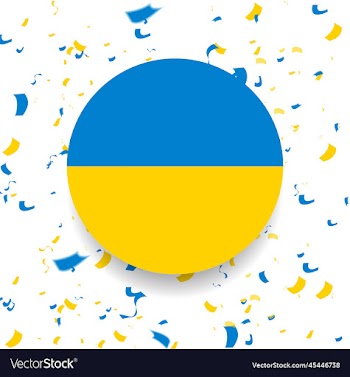 abstract background ukrainian flag colors with