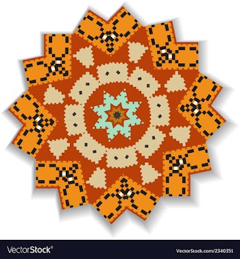 Abstract background with a geometric pattern vector image