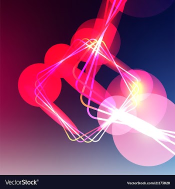 Abstract background with color light vector image