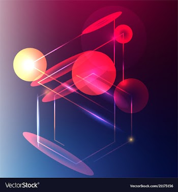 Abstract background with color light vector image