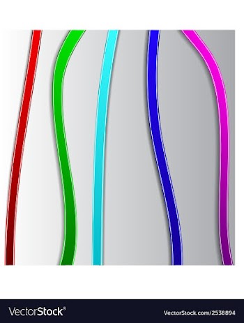 Abstract background with colored lines vector image
