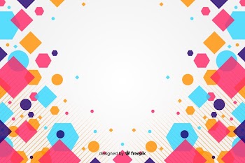 Abstract background with colorful squares Free Vector