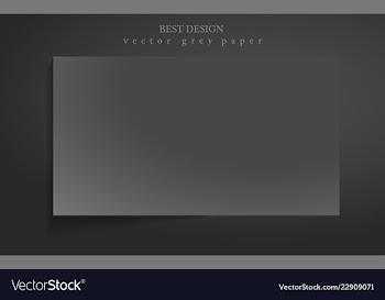 Abstract background with dark gray paper layers vector image
