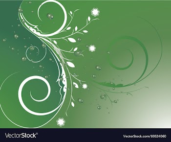 Abstract background with floral vector image