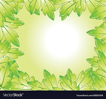 Abstract background with floral vector image