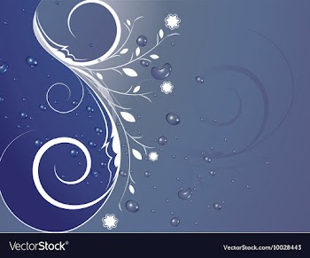 Abstract background with floral vector image
