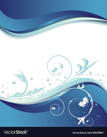 Abstract background with floral vector image