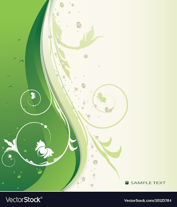 Abstract background with floral vector image