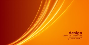 Abstract background with glowing wave Free Vector