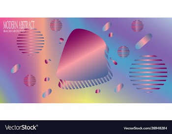 Abstract background with gradient color vector image