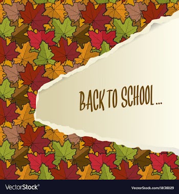 Abstract background with maple leaves vector image