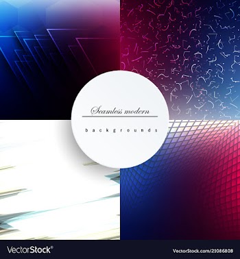Abstract backgrounds set trendy multicolored vector image