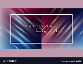 Abstract backgrounds set trendy multicolored vector image
