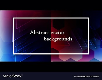 Abstract backgrounds set trendy multicolored vector image