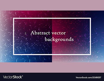 Abstract backgrounds set trendy multicolored vector image