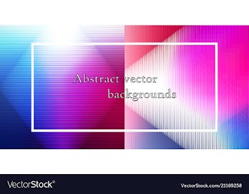 Abstract backgrounds set trendy multicolored vector image