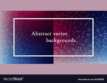 Abstract backgrounds set trendy multicolored vector image