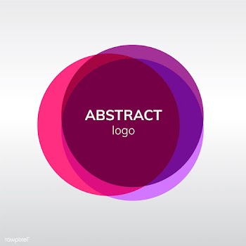 Abstract badge design in pink | Free stock vector - 463374