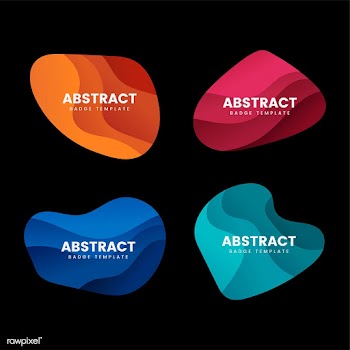 Abstract badge design vector set | Free stock vector - 463198