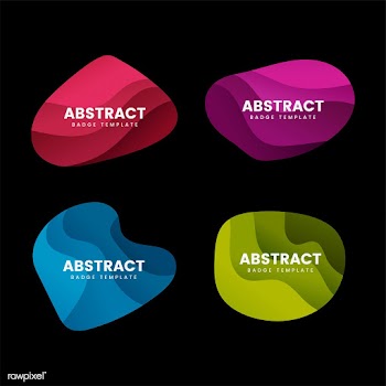 Abstract badge design vector set | Free stock vector - 463201