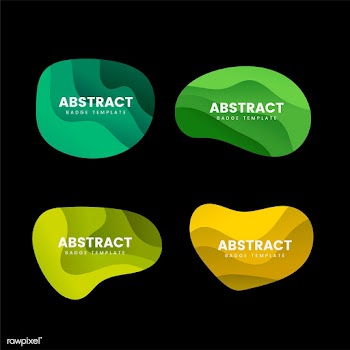 Abstract badge design vector set | Free stock vector - 463206