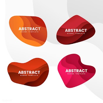 Abstract badge design vector set | Free stock vector - 463215