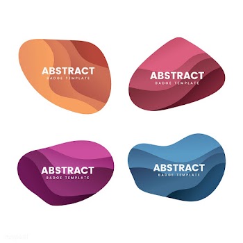 Abstract badge design vector set | Free stock vector - 463225